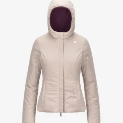 Online K-Way LILY ST WARM REVERSIBLE Violetdk-beigeg