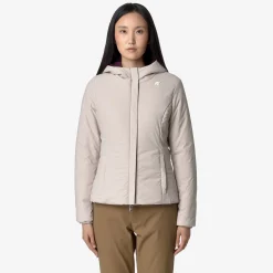Online K-Way LILY ST WARM REVERSIBLE Violetdk-beigeg