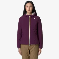 Online K-Way LILY ST WARM REVERSIBLE Violetdk-beigeg