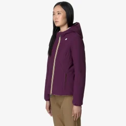 Online K-Way LILY ST WARM REVERSIBLE Violetdk-beigeg