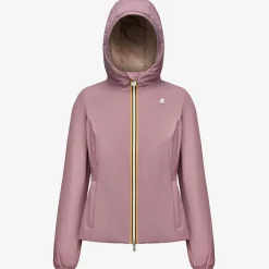 Clearance K-Way LILY ST WARM REVERSIBLE Violetd-beiget