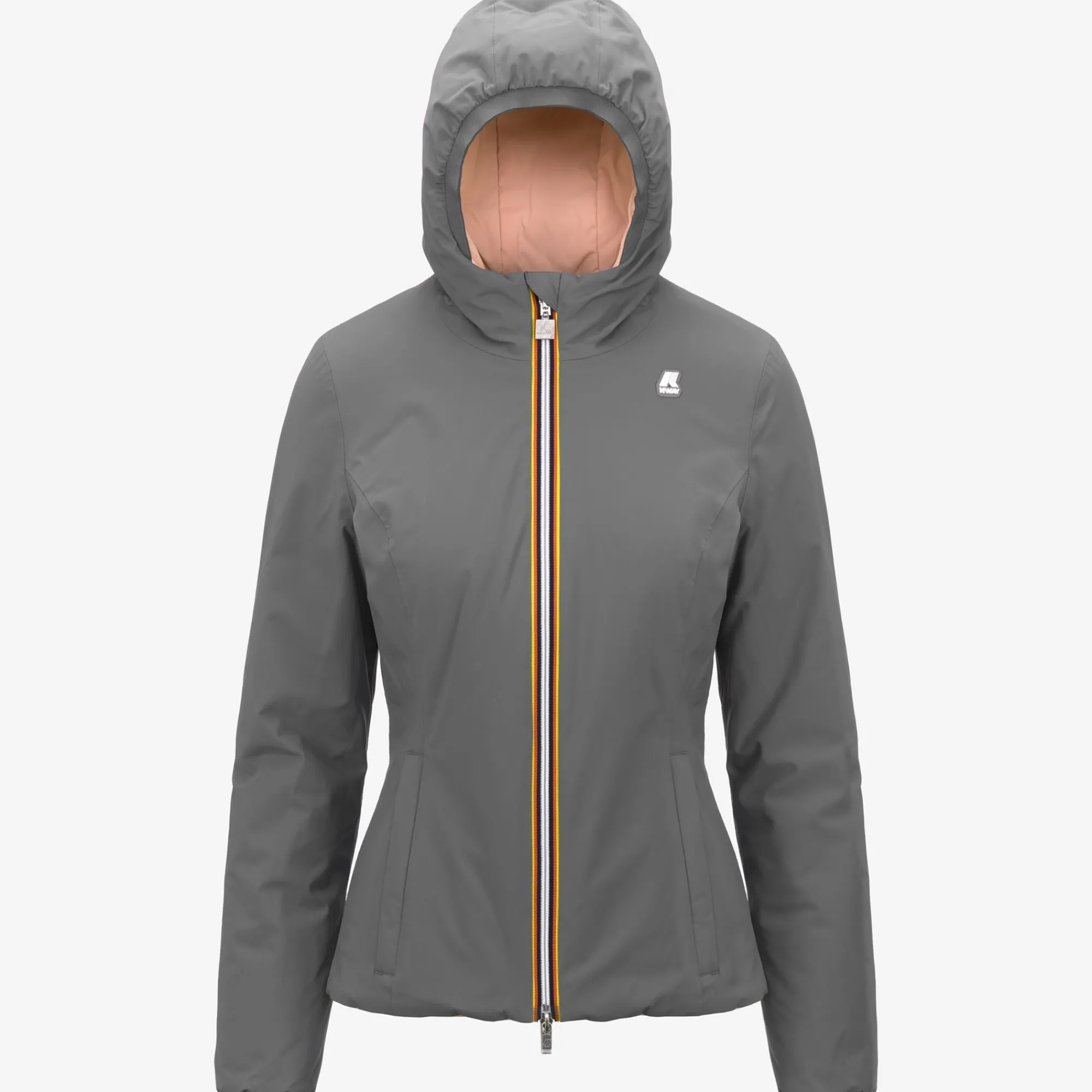 Sale K-Way LILY ST WARM REVERSIBLE Greym-pinka