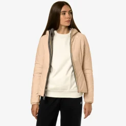 Sale K-Way LILY ST WARM REVERSIBLE Greym-pinka