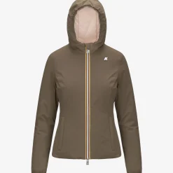 Best K-Way LILY ST WARM REVERSIBLE Browng-pinkt