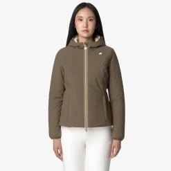 Best K-Way LILY ST WARM REVERSIBLE Browng-pinkt