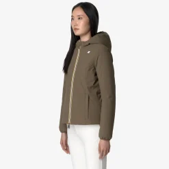 Best K-Way LILY ST WARM REVERSIBLE Browng-pinkt
