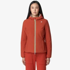 Online K-Way LILY ST WARM REVERSIBLE Redp-pinkt