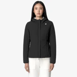 Outlet K-Way LILY ST WARM REVERSIBLE Whitegardenia-blackpure