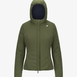 Discount K-Way LILY ST WARM REVERSIBLE Blued-greenc