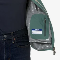 Sale K-Way LILY STRETCH DOT Greenpalm