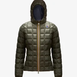 Best K-Way LILY THERMO PLUS.2 REVERSIBLE Bluedepth-blacktorba