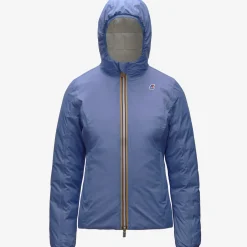 New K-Way LILY THERMO PLUS.2 REVERSIBLE Azuredk-whitemilk