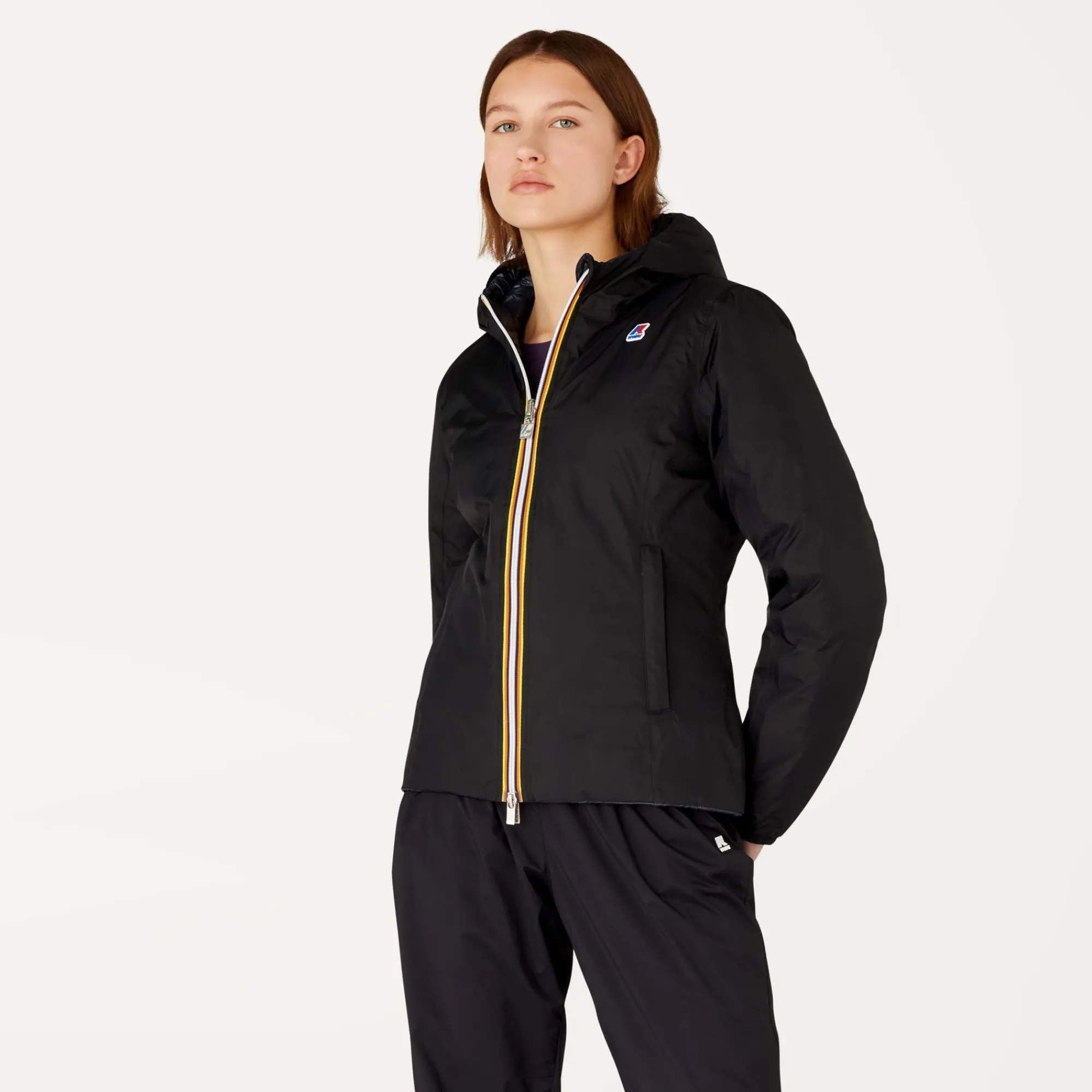 Sale K-Way LILY THERMO PLUS.2 REVERSIBLE Blackpure-bluedepth