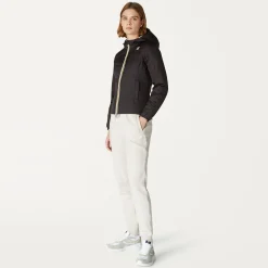 New K-Way LILY THERMO PLUS.2 REVERSIBLE Blackpure-whitemilk