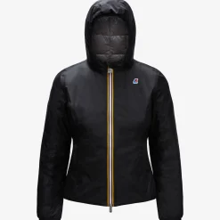 New K-Way LILY THERMO PLUS.2 REVERSIBLE Blackpure-greymdsteel