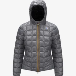 New K-Way LILY THERMO PLUS.2 REVERSIBLE Blackpure-greymdsteel