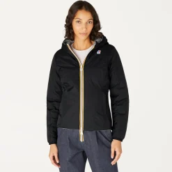 New K-Way LILY THERMO PLUS.2 REVERSIBLE Blackpure-greymdsteel