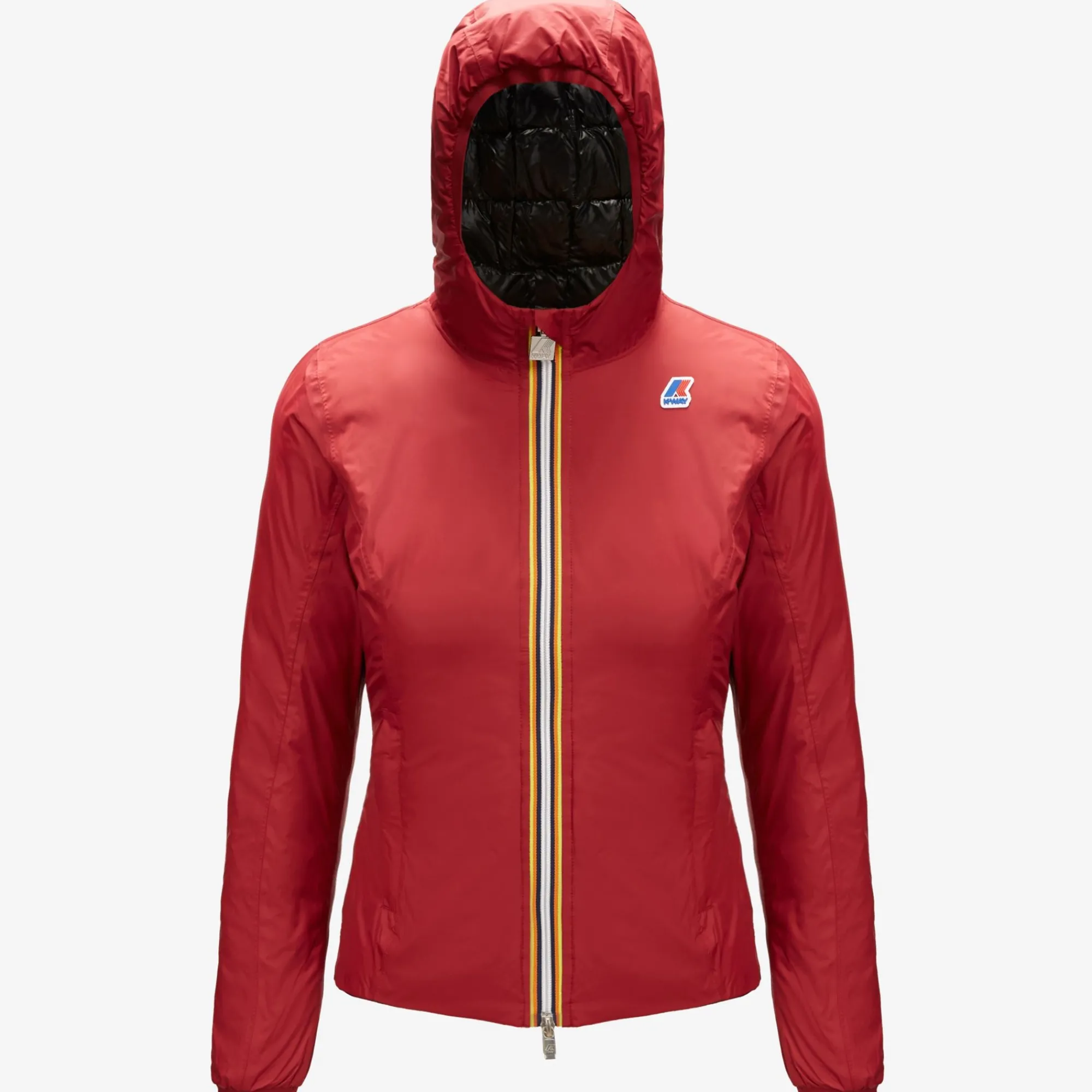 Clearance K-Way LILY THERMO PLUS.2 REVERSIBLE Reddktomato-blackpure