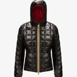 Clearance K-Way LILY THERMO PLUS.2 REVERSIBLE Reddktomato-blackpure