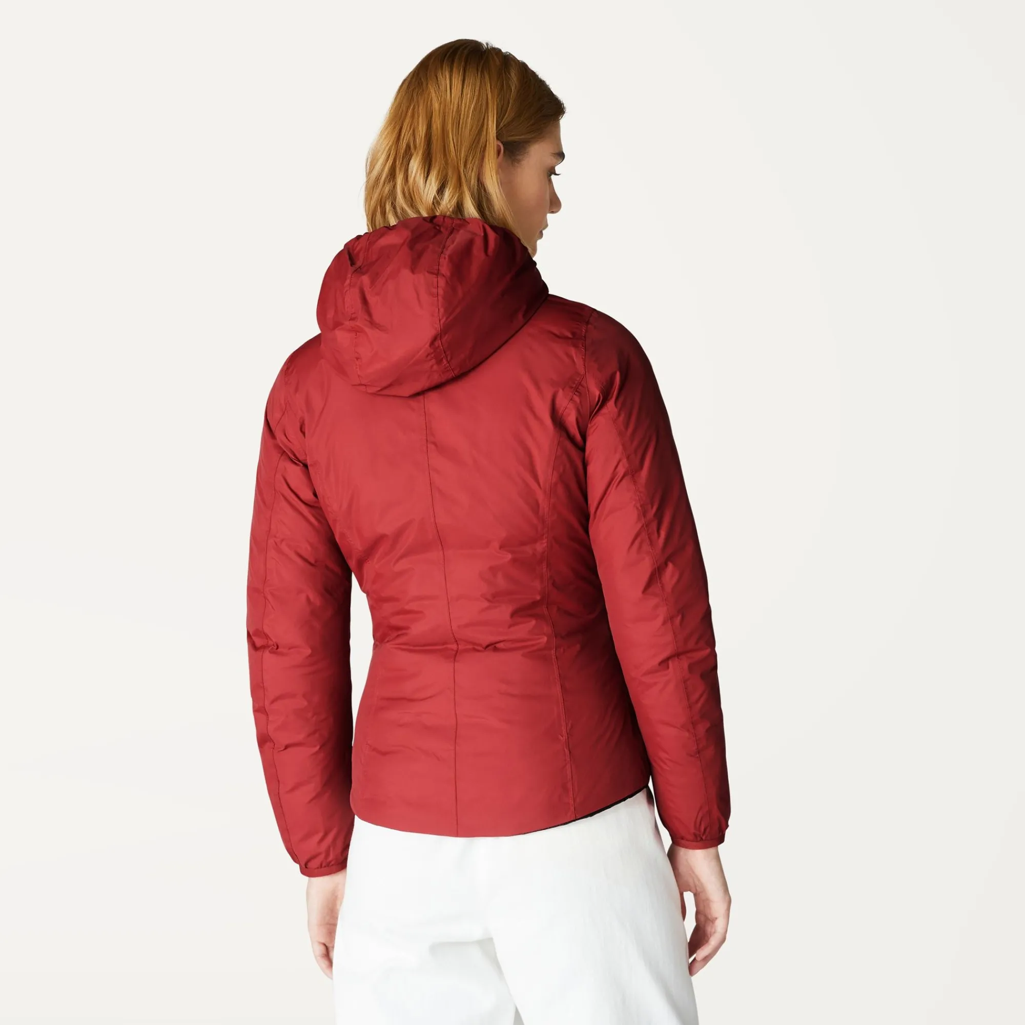 Clearance K-Way LILY THERMO PLUS.2 REVERSIBLE Reddktomato-blackpure