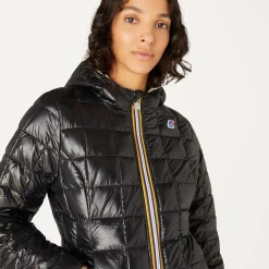 Discount K-Way LILY THERMO PLUS.2 REVERSIBLE Beigegrey-blackpure