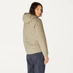 Discount K-Way LILY THERMO PLUS.2 REVERSIBLE Beigegrey-blackpure