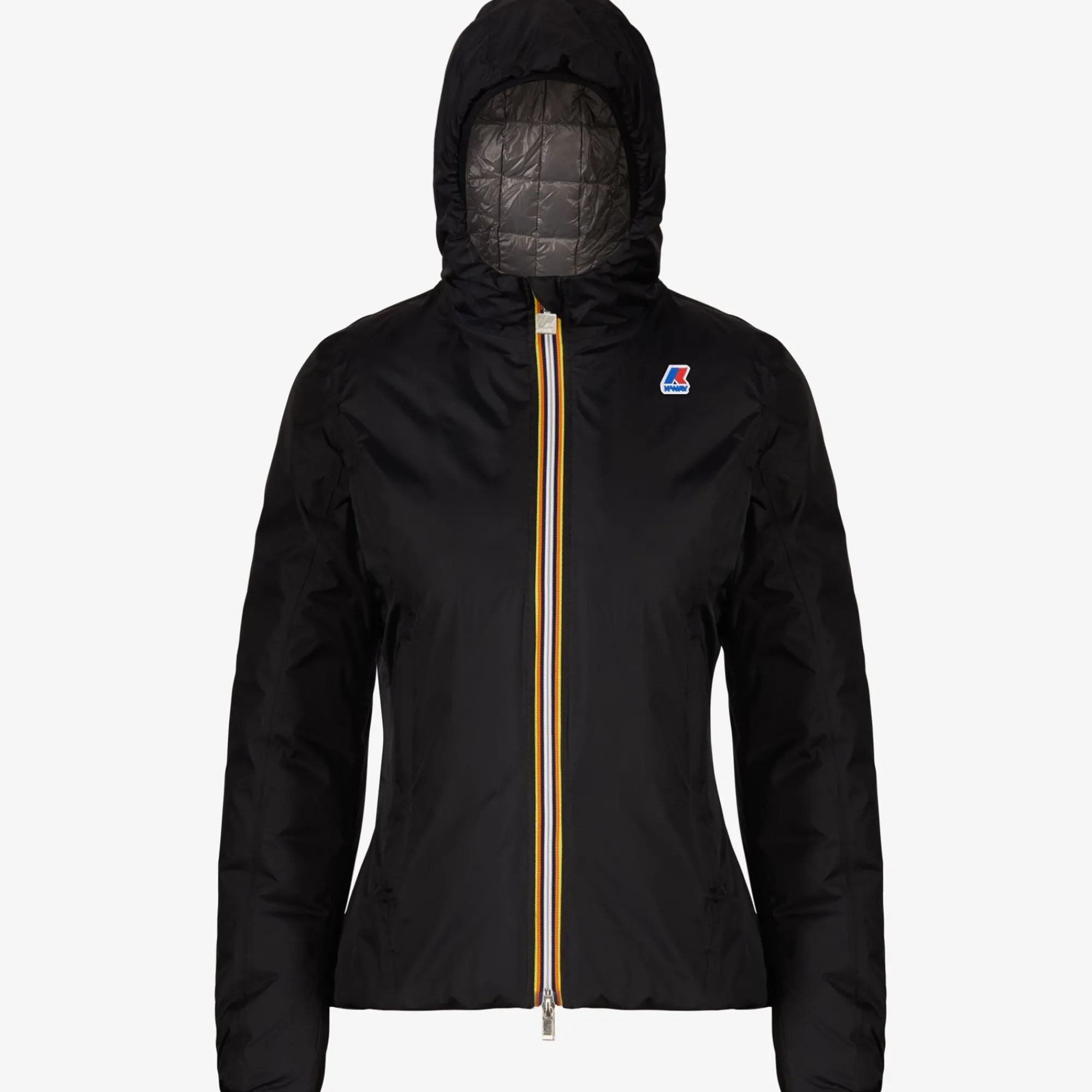 Sale K-Way LILY THERMO PLUS.2 REVERSIBLE Blackpure-greysmoked
