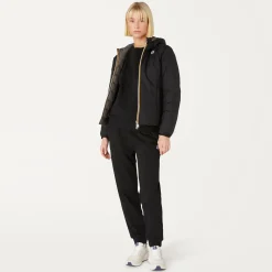 Sale K-Way LILY THERMO PLUS.2 REVERSIBLE Blackpure-greysmoked