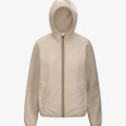 Sale K-Way LILY VELOUR POLAR REVERSIBLE Beigegrey-beigegrey