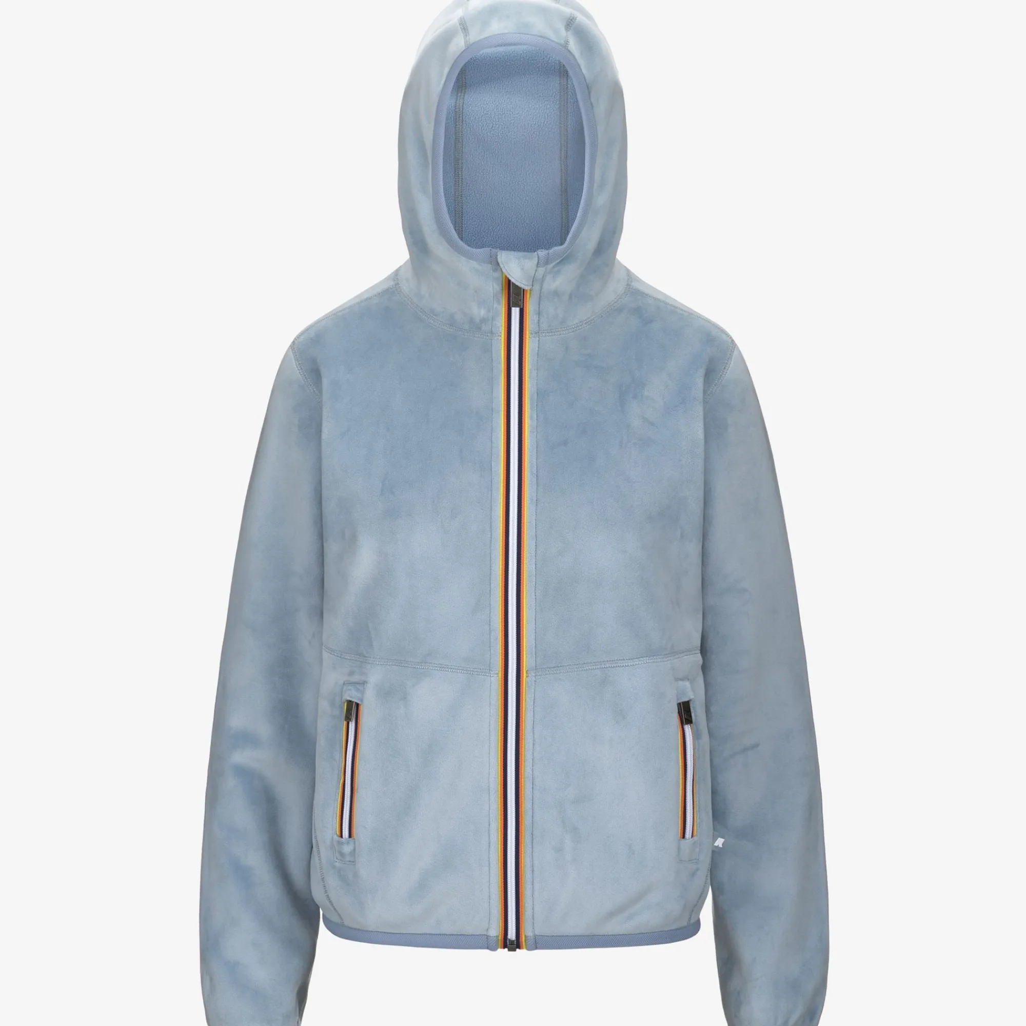 New K-Way LILY VELOUR POLAR REVERSIBLE Bluea-bluea