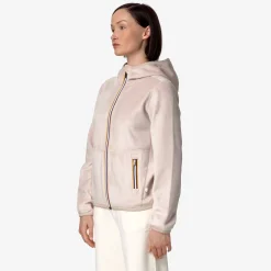 Hot K-Way LILY VELOUR POLAR REVERSIBLE Pinktint-pinktint