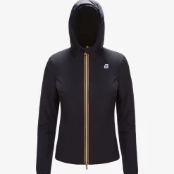 K-Way LILY WARM REVERSIBLE Bluedepth-blackpure