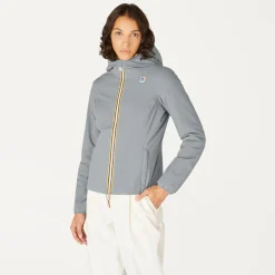 Outlet K-Way LILY WARM REVERSIBLE Greymdsteel-pinkdafne