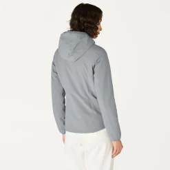 Outlet K-Way LILY WARM REVERSIBLE Greymdsteel-pinkdafne