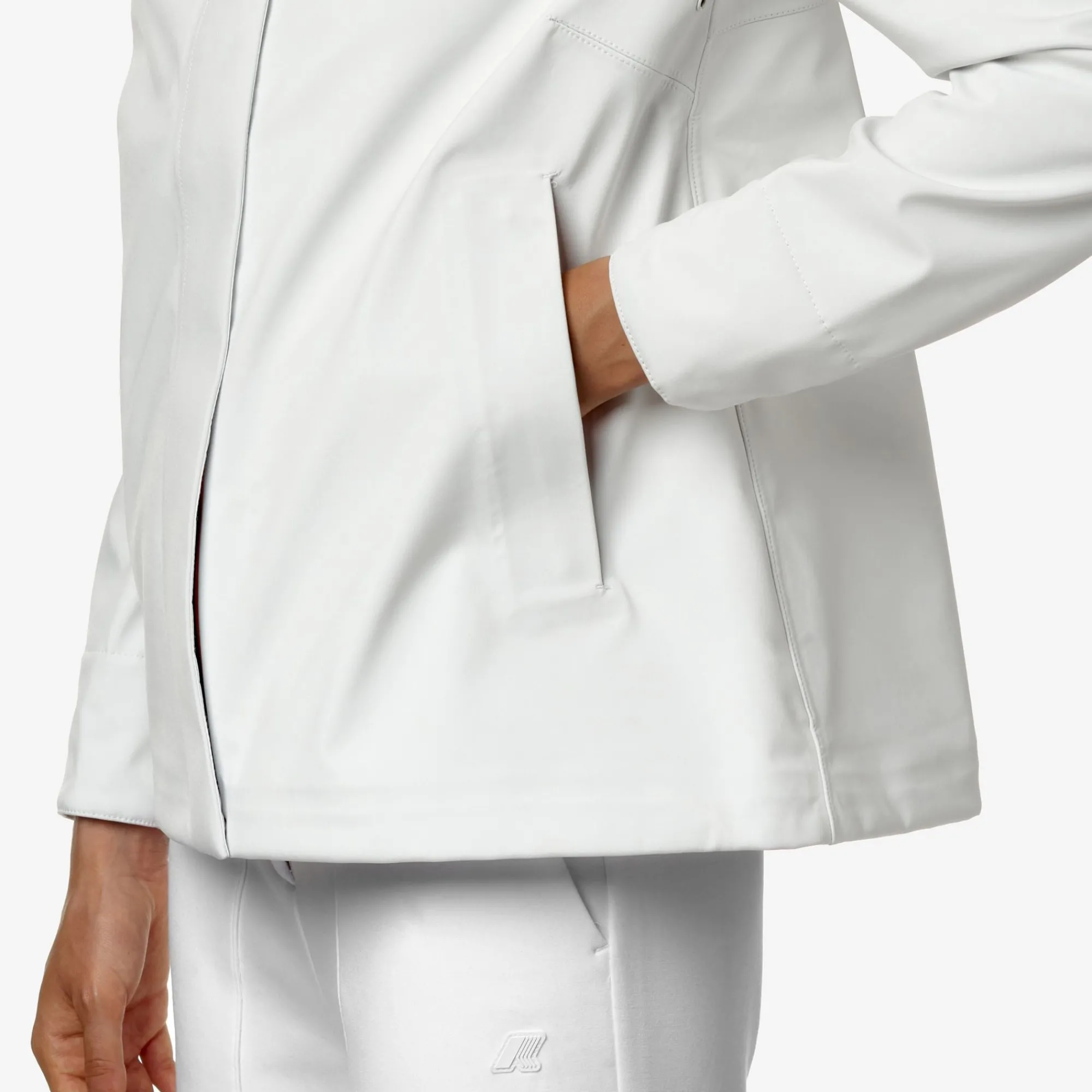 Clearance K-Way MADALINA BONDED Whiteg-blued