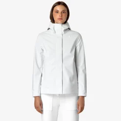 Clearance K-Way MADALINA BONDED Whiteg-blued