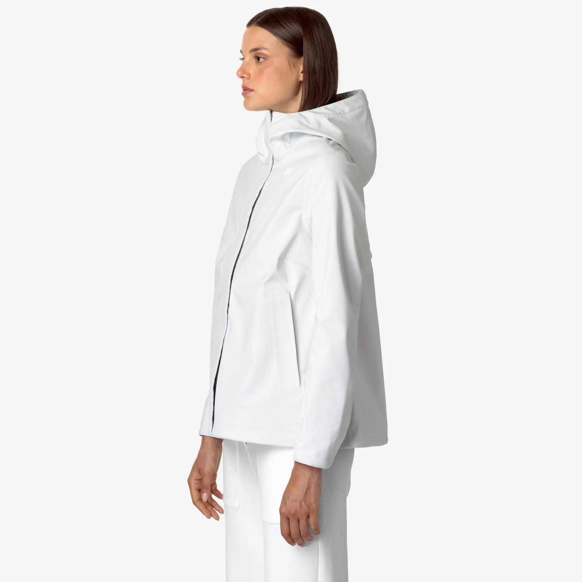 Clearance K-Way MADALINA BONDED Whiteg-blued