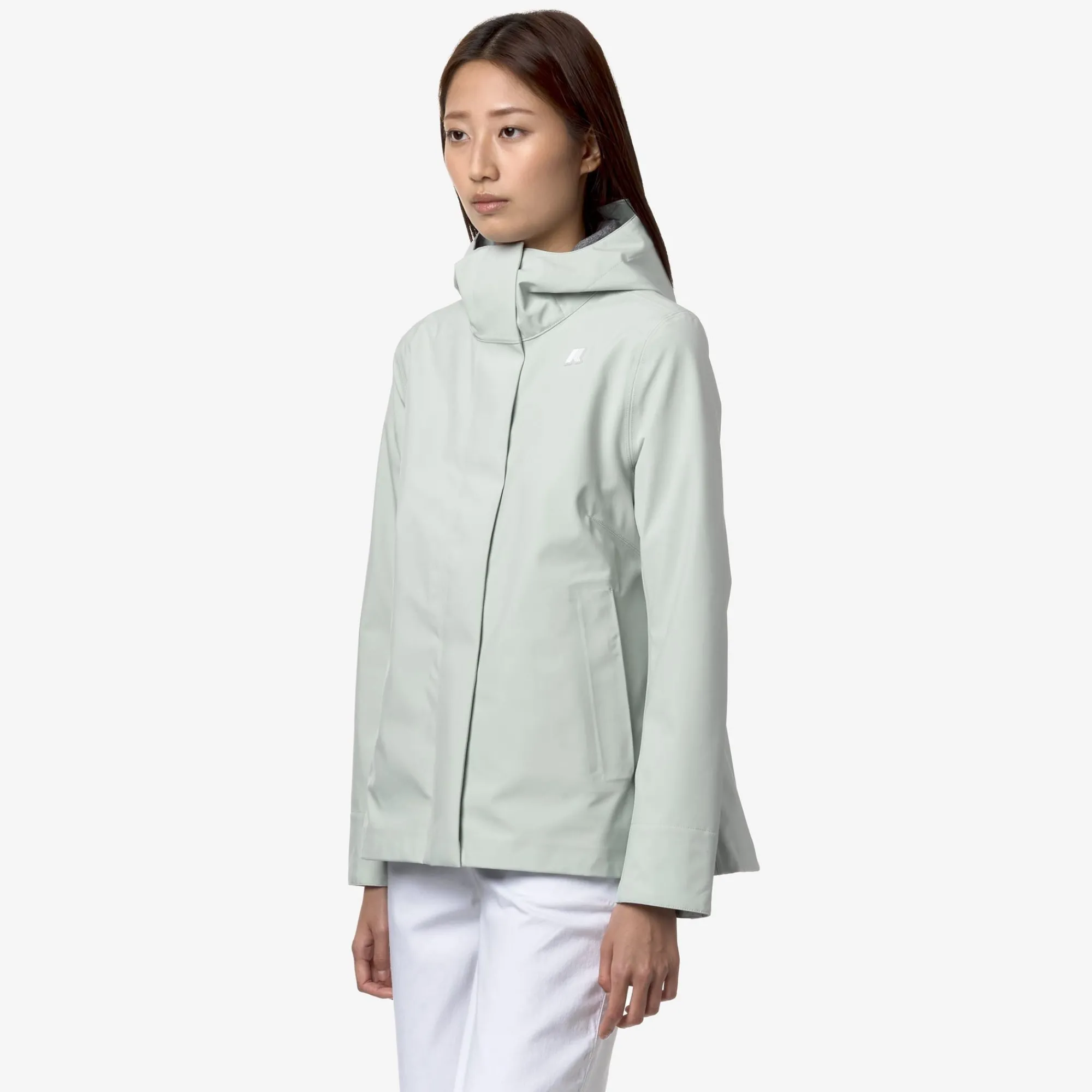 Outlet K-Way MADALINA BONDED JERSEY Greysage