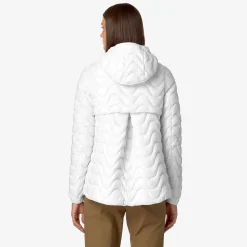 New K-Way MADLAINE QUILTED WARM Whitegardenia