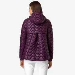 Clearance K-Way MADLAINE QUILTED WARM Violetdkpurple