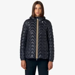 Outlet K-Way MADLAINE QUILTED WARM Bluedepth