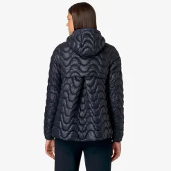 Outlet K-Way MADLAINE QUILTED WARM Bluedepth