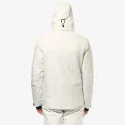 Outlet K-Way MALAMOT 2 LAYERS Whitegardenia