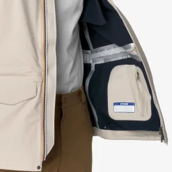 Outlet K-Way MANPHY BONDED Beigeg-blued