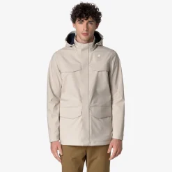 Outlet K-Way MANPHY BONDED Beigeg-blued