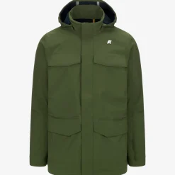 Discount K-Way MANPHY BONDED Greenc-blued