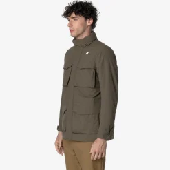 Hot K-Way MANPHY WARM OTTOMAN Browngreenish