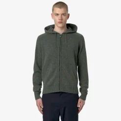 Hot K-Way MARCY LAMBSWOOL Greenblackish