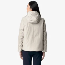 Discount K-Way MARLETTE SOFT TOUCH MARMOTTA Beigeg-greyb