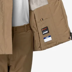 New K-Way MARLETTE SOFT TOUCH MARMOTTA Brownc-beigeg